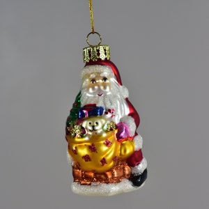 Vintage,Christmas,Christmas Ornament,Blown Glass,Christmas decor,Santa,Chimney,Christmas tree,Ameri Christmas,Collectible